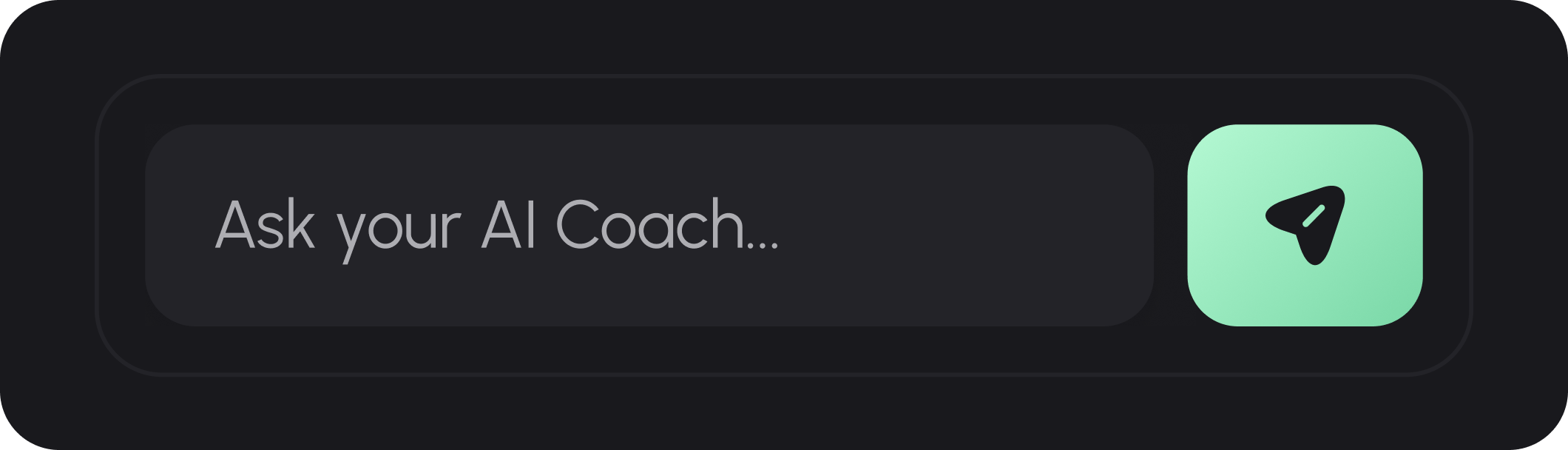 AI Coach Input Field